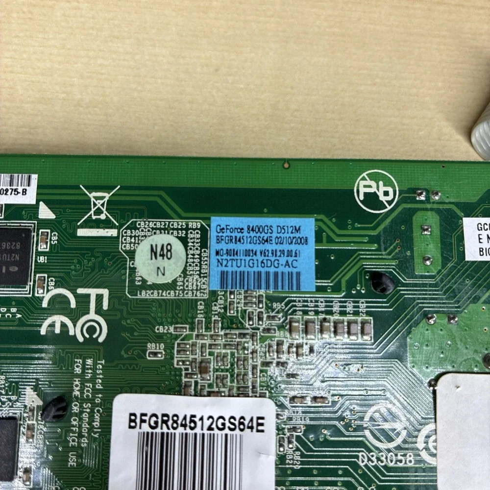 BFG Tech BFGR84512GS64E GeForce 8400GS 512MB DDR2 64-Bit PCI Express DVI Video